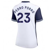 Camiseta Tottenham Hotspur Pedro Porro #23 Primera Equipación Replica 2024-25 para mujer mangas cortas